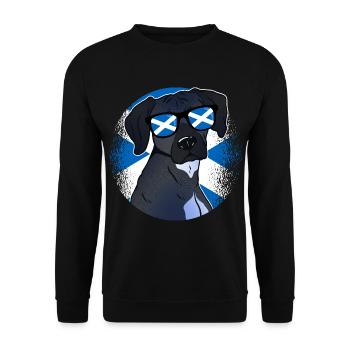 Ecosse - Sweat-shirt Unisexe - noir - Devant - Alina (178cm) & Michal (187cm)