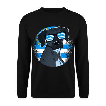 Südkamerun - Unisex Pullover - Schwarz - Vorne - Alina (178cm) & Michal (187cm)