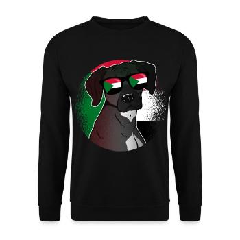 Soudan - Sweat-shirt Unisexe - noir - Devant - Alina (178cm) & Michal (187cm)