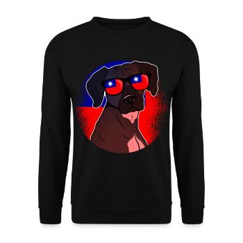 Taiwan - Unisex Sweatshirt - black - Front - Alina (178cm) & Michal (187cm)