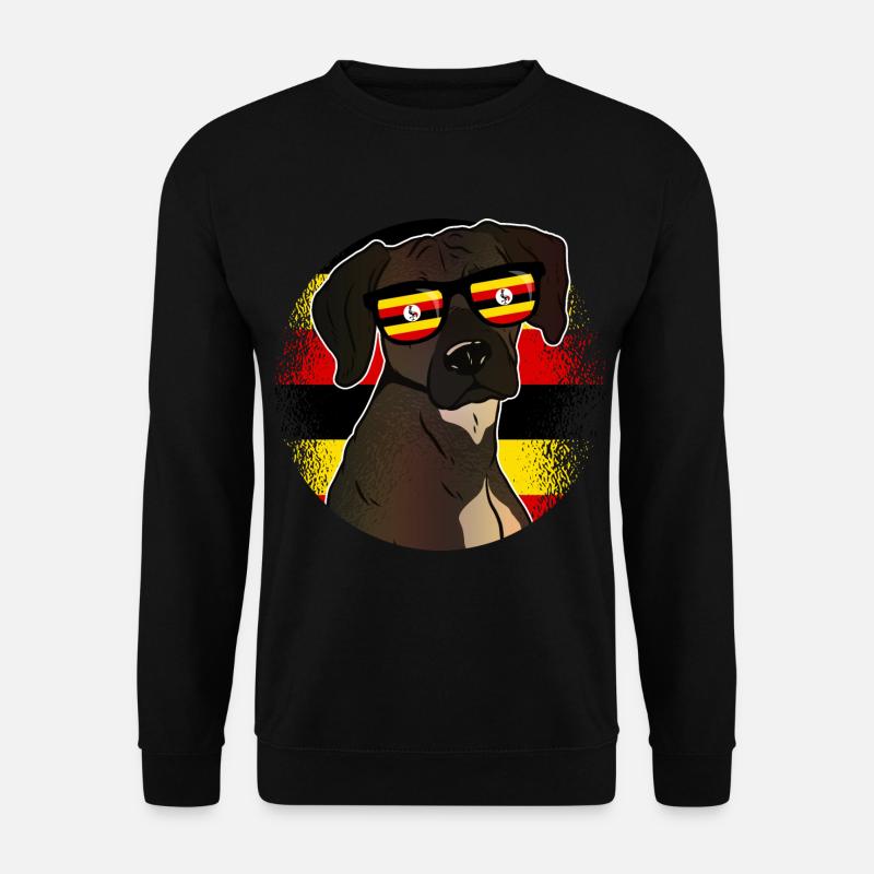 Uganda - Unisex Pullover - Schwarz