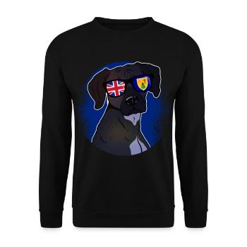 Turks et Caicos (Îles) - Sweat-shirt Unisexe - noir - Devant - Alina (178cm) & Michal (187cm)