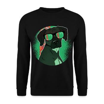 Turkmenistan - Unisex Pullover - Schwarz - Vorne - Alina (178cm) & Michal (187cm)