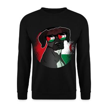 Sahara occidental - Sweat-shirt Unisexe - noir - Devant - Alina (178cm) & Michal (187cm)