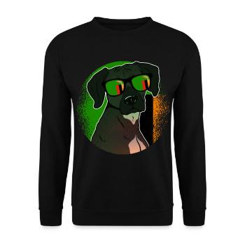 Sambia - Unisex Pullover - Schwarz - Vorne - Alina (178cm) & Michal (187cm)