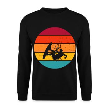 Kitesurfer Kitesurf Kitesurf Femmes - Sweat-shirt Unisexe - noir - Devant - Alina (178cm) & Michal (187cm)