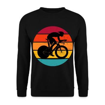Vélo de route Cyclisme de route Vélo de route Femmes Hommes - Sweat-shirt Unisexe - noir - Devant - Alina (178cm) & Michal (187cm)