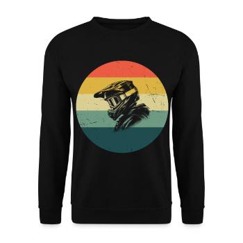 VTT Homme Vélo de montagne Femme Cyclisme Cycliste - Sweat-shirt Unisexe - noir - Devant - Alina (178cm) & Michal (187cm)