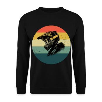 VTT VTT VTT Cycliste - Sweat-shirt Unisexe - noir - Devant - Alina (178cm) & Michal (187cm)