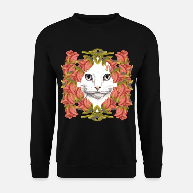 Cat Cats Kitten Birthday - Unisex Sweatshirt - black