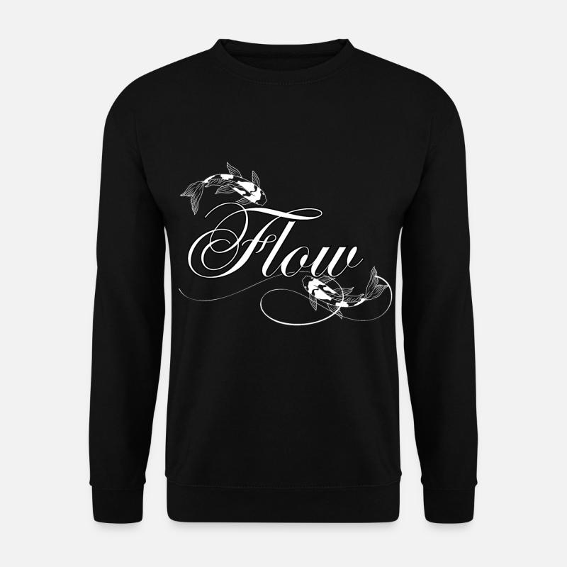 Flow. Koi Fish. - Unisex Sweatshirt - black