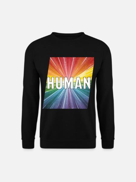 LGBTQ Human - Unisex Sweatshirt - black