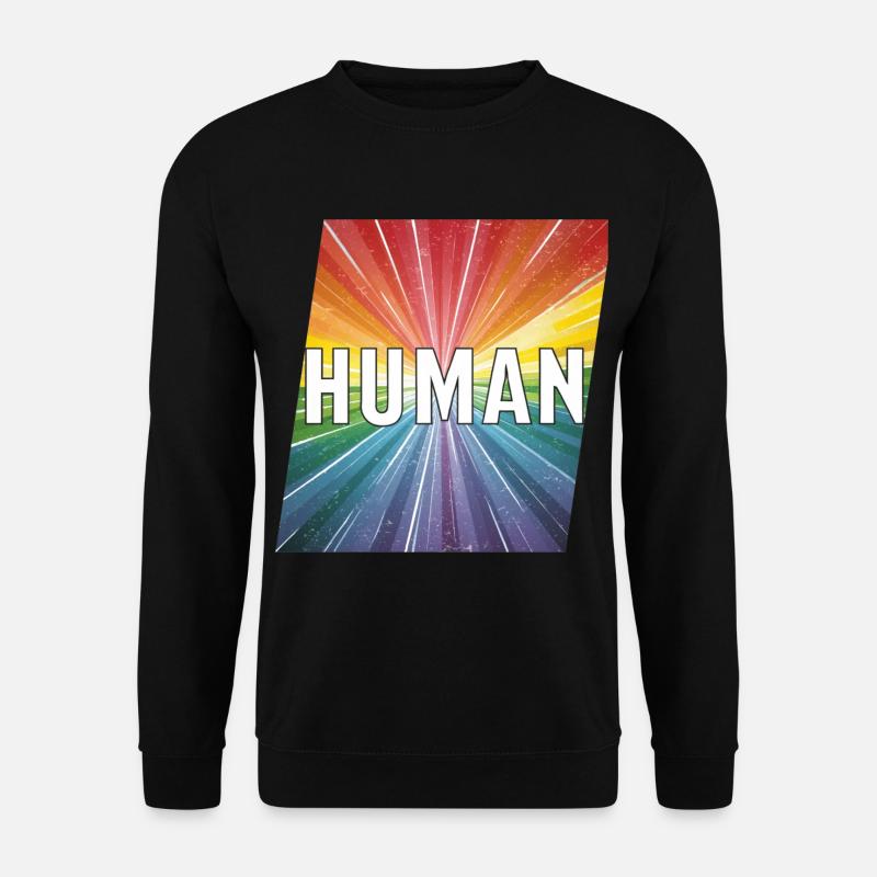 LGBTQ Human - Unisex Sweatshirt - black