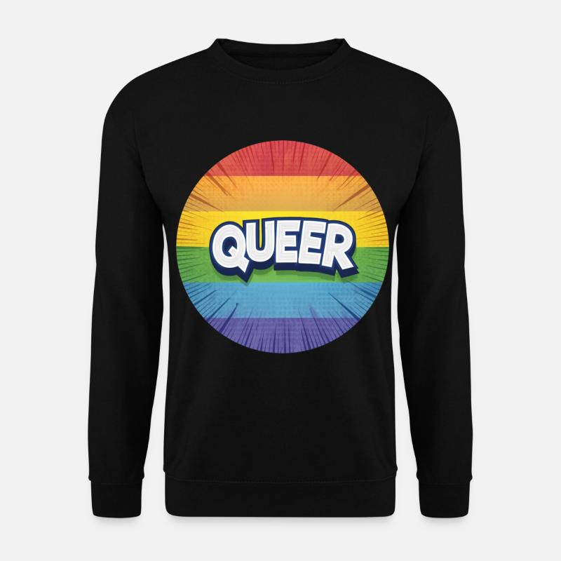 LGBTQ Queer - Unisex Pullover - Schwarz