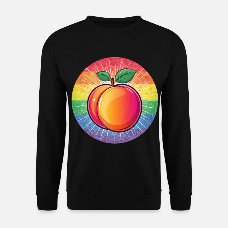 LGBTQ Pfirsich - Unisex Pullover - Schwarz