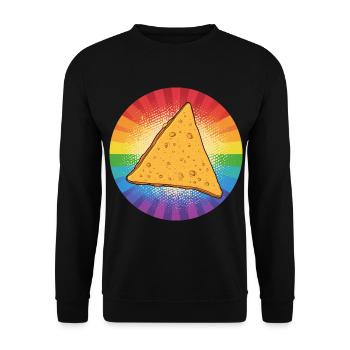 LGBTQ Nacho - Sweat-shirt Unisexe - noir - Devant - Alina (178cm) & Michal (187cm)