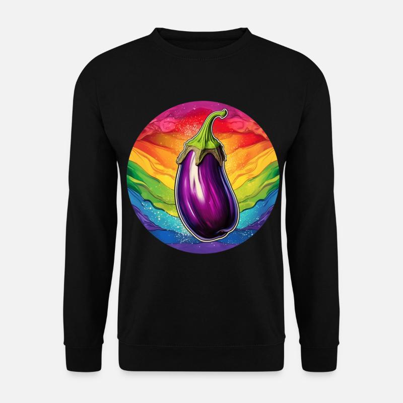 LGBTQ Aubergine - Unisex Pullover - Schwarz