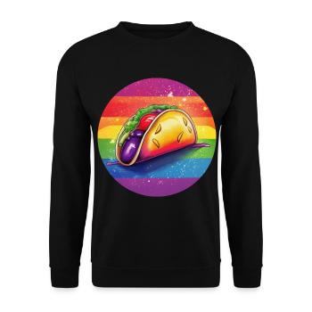 LGBTQ Taco - Sweat-shirt Unisexe - noir - Devant - Alina (178cm) & Michal (187cm)