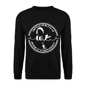 Kitesurfer - Unisex Pullover - Schwarz - Vorne - Alina (178cm) & Michal (187cm)