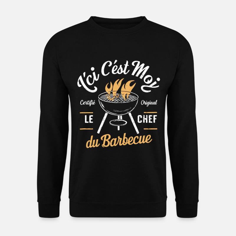 Der Grillchef - Unisex Pullover - Schwarz