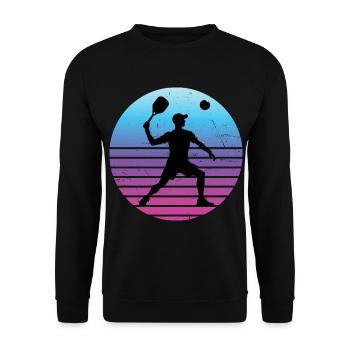 Racquetball Pickleball Racquetball Games Men - Unisex Sweatshirt - black - Front - Alina (178cm) & Michal (187cm)