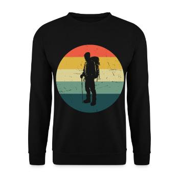 Women's Climbing Bouldering Bouldering Climbers - Unisex Sweatshirt - black - Front - Alina (178cm) & Michal (187cm)