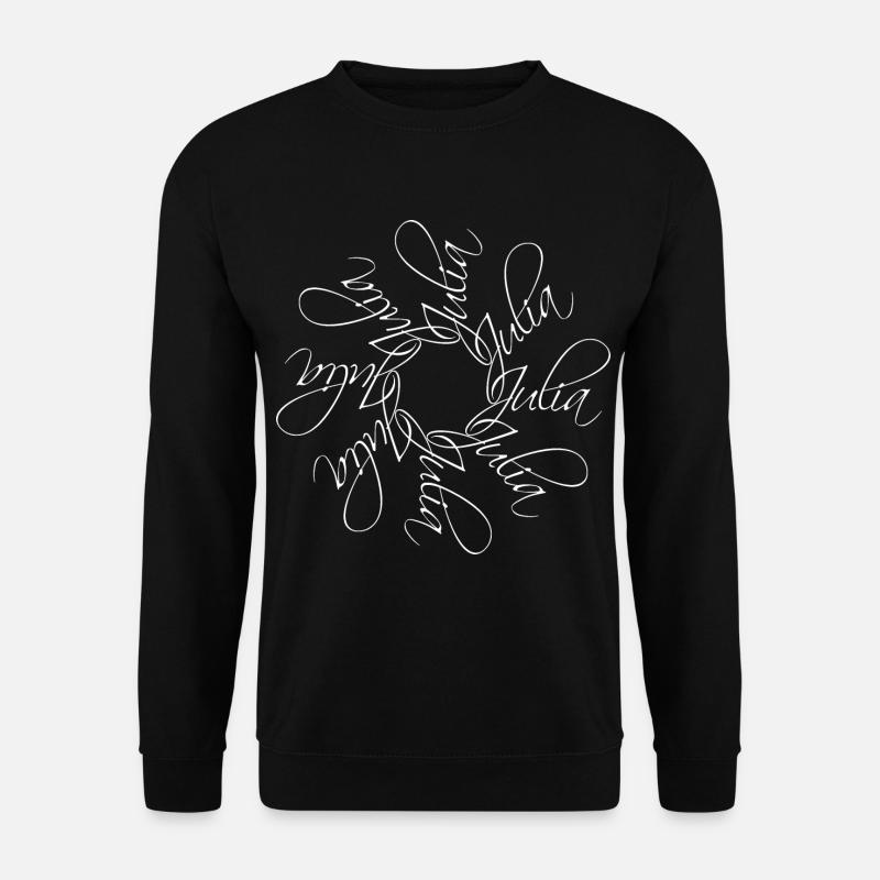 Julia Name Mandala - Unisex Sweatshirt - black