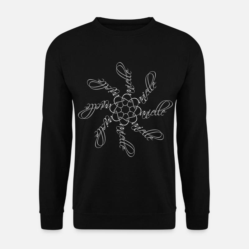Danielle Name Namensmandala - Unisex Pullover - Schwarz