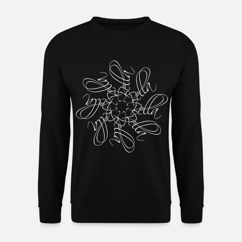 Bella Nom Nom Mandala - Sweat-shirt Unisexe - noir