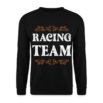Équipage de course - Sweat-shirt Unisexe - noir - Devant - Alina (178cm) & Michal (187cm)