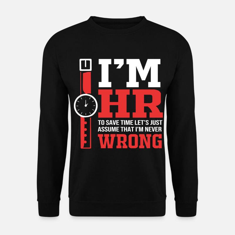 HR Manager - Unisex Sweatshirt - black
