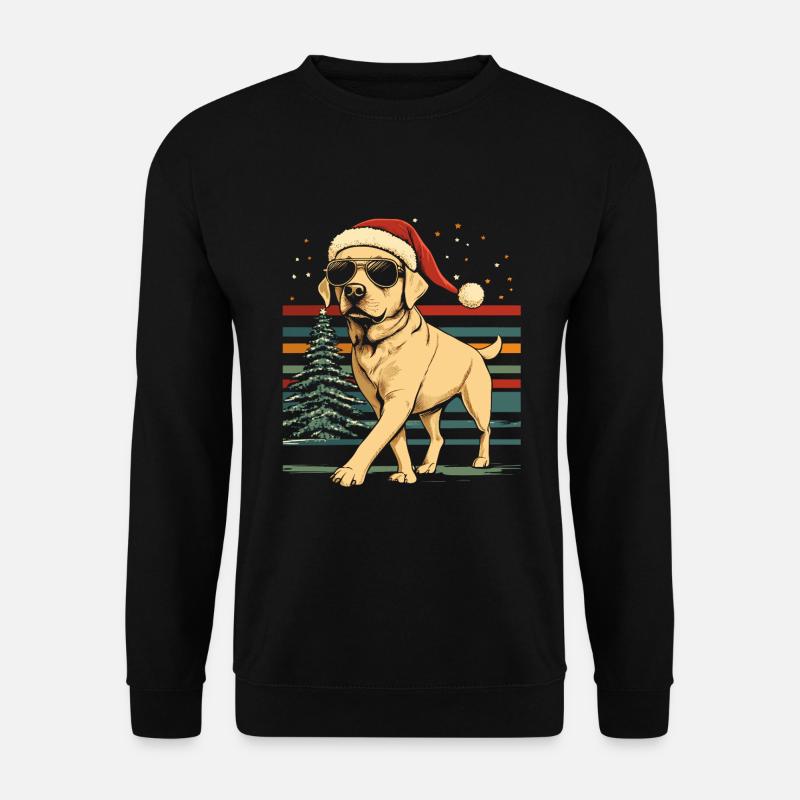 Labrador Weihnachten - Unisex Pullover - Schwarz