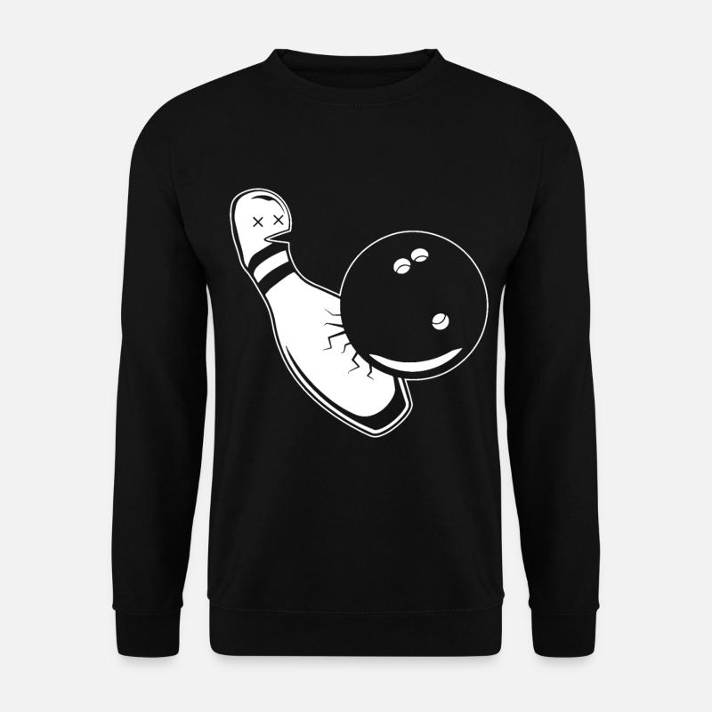 I Love Playing Bowling - Unisex Sweatshirt - black