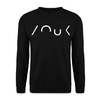 Zouk Music Caribbean Culture Dance - Unisex Sweatshirt - black - Front - Alina (178cm) & Michal (187cm)