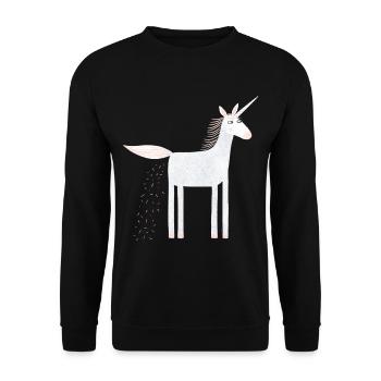 Where Sprinkles Come From - Unisex Sweatshirt - black - Front - Alina (178cm) & Michal (187cm)