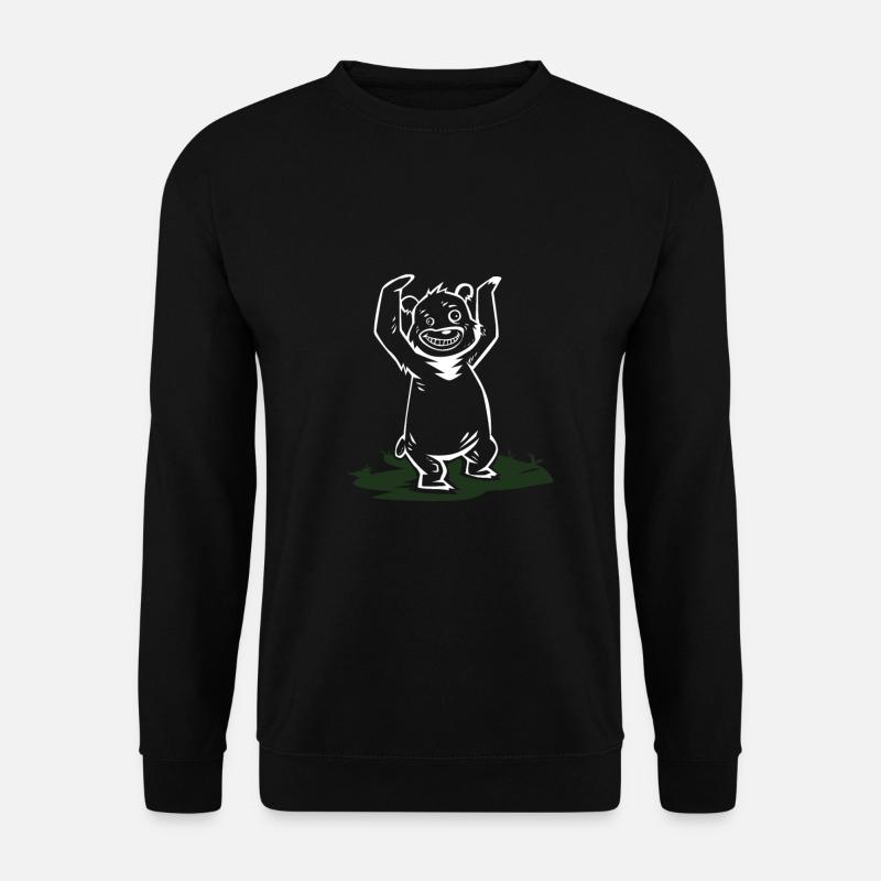 Tanzbär Angeheitert Geschenkidee - Unisex Pullover - Schwarz