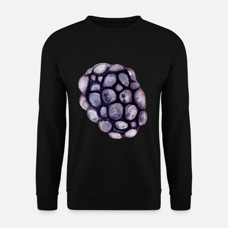 Brombeere - Unisex Pullover - Schwarz