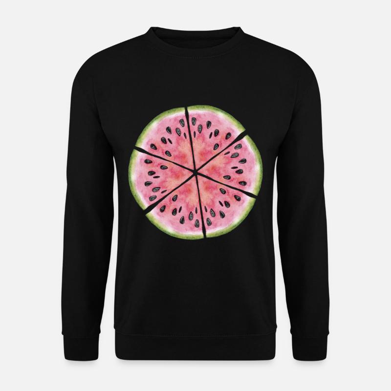 Watermelon Fruit Melon - Unisex Sweatshirt - black