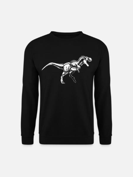 Dinosaurier Dino Tyrannosaurus Rex Urzeit Geschenk - Unisex Pullover - Schwarz