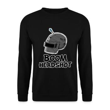 Battle Royale Chicken Dinner Floss Victory Gaming - Unisex Pullover - Schwarz - Vorne - Alina (178cm) & Michal (187cm)