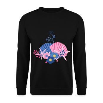 Underwater love - Unisex Sweatshirt - black - Front - Alina (178cm) & Michal (187cm)