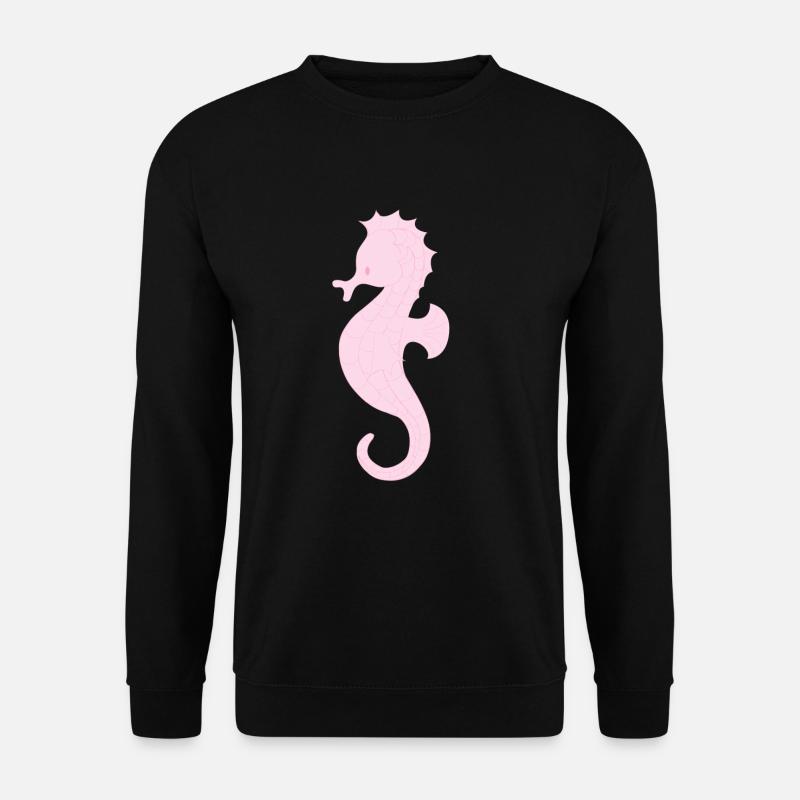 Seepferd - Unisex Pullover - Schwarz