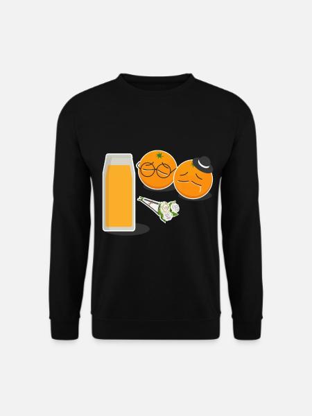 Orangery Funeral Smoothie Orange Juice Gift - Unisex Sweatshirt - black