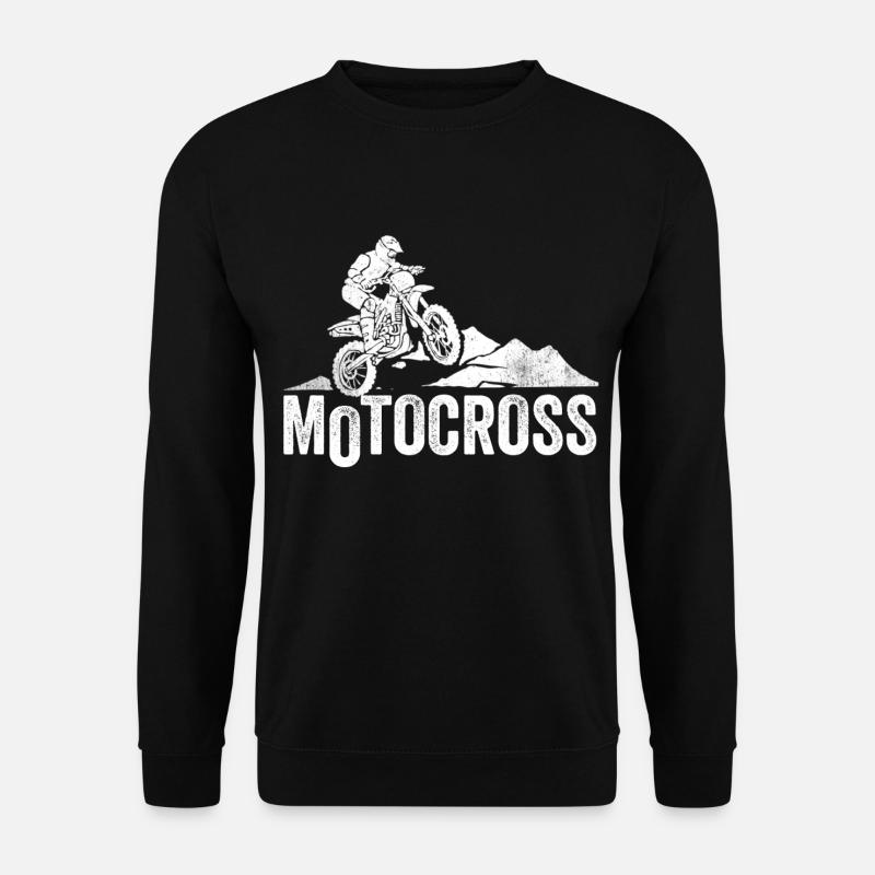 Motocross - Unisex Pullover - Schwarz