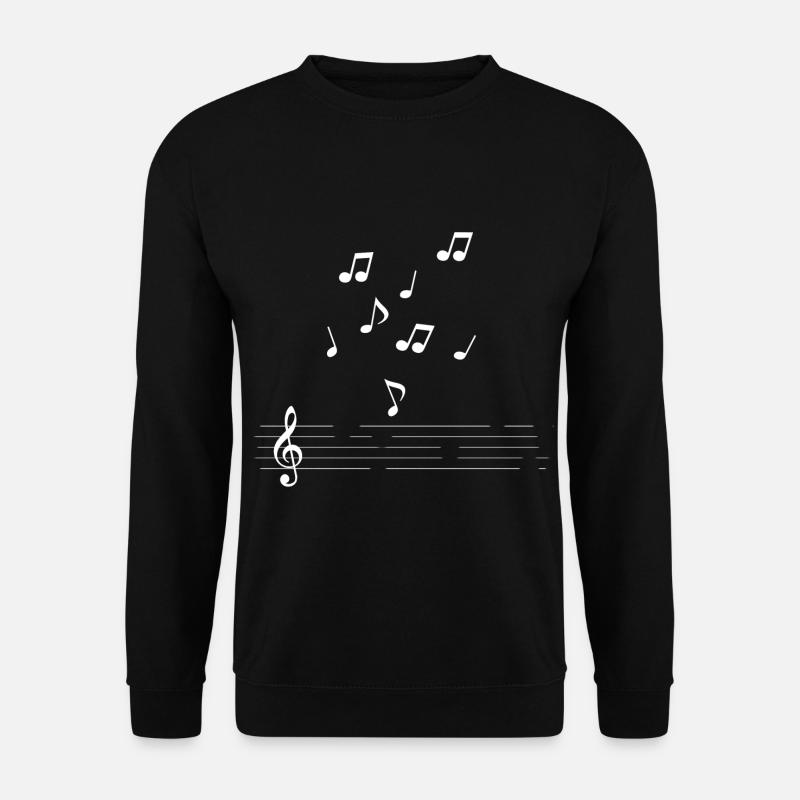 Noten Musik - Unisex Pullover - Schwarz