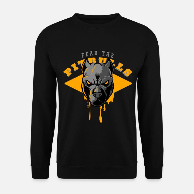 Pitbull head pit bulls - Unisex Sweatshirt - black