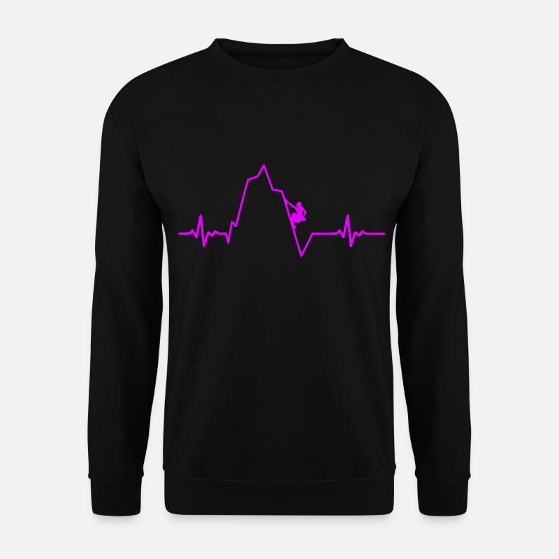 Klettern - Unisex Pullover - Schwarz