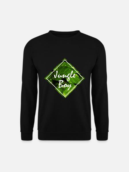 jungle boy jungle boy jungle leaves - Unisex Sweatshirt - black