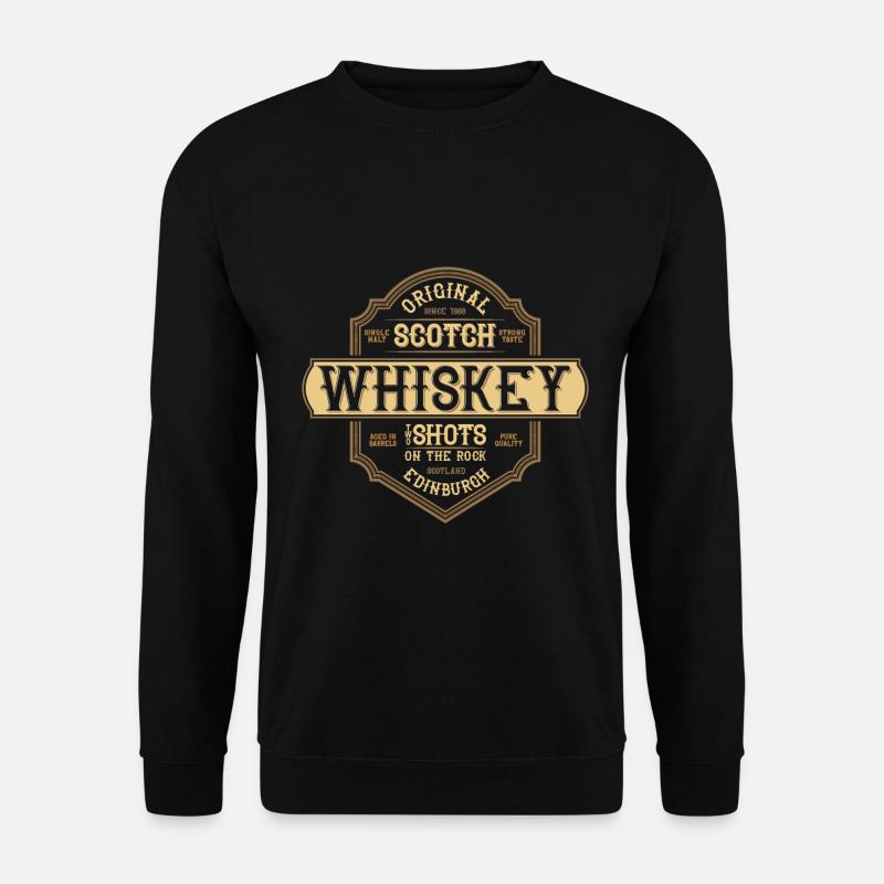 ORIGINAL SCOTCH WHISKEY - Unisex Sweatshirt - black