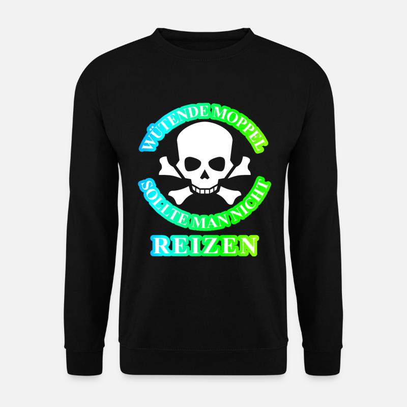 Wütende Moppel Geschenk Idee Spruch cool lustig - Unisex Pullover - Schwarz